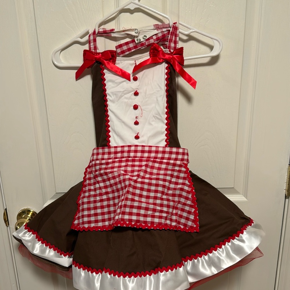 Girls Gingerbread Costume. children’s Large